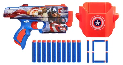 Produktbild von Nerf Captain America, Spielzeug-Zerstörer, 8 Jahr(e), 99 Jahr(e), 263 g