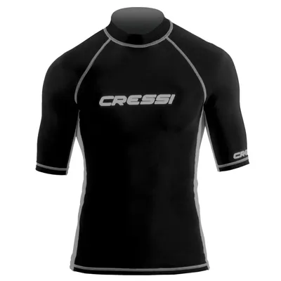Produktbild von Cressi Rash Guard Man T-Shirt mit kurzen Ärmeln Black M