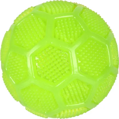 Productafbeelding van Flamingo speelgoed voor honden, TPR-materiaal, tandvriendelijke knuffelbal, kleur: groen, afmetingen: 10 cm