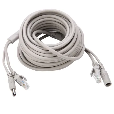 Zdjęcie produktu dla RJ45+DC, kabel Ethernet CCTV, kabel Ethernet, kabel CCTV, kabel Cat 5, kabel RJ45+DC