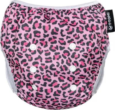 Produktbild von T-TOMI Windel mit Rüsche, Rosa Gepard