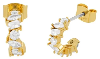 Productafbeelding van Fossil creolen dames, Ellis, gemengde vormen, metaal, goudkleurig, JA7297710