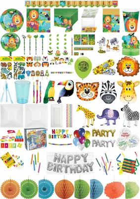 Produktbild von Air-Walker 63cm Walking Luftballon Kindergeburtstag Deko Party Dschungel Zebra