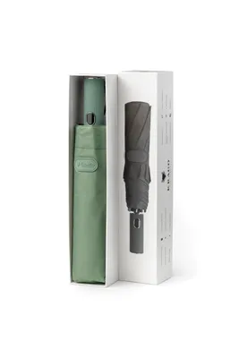 Produktbild von Damen- und Herren-Taschenschirm KRAGO Vollautomatik COLUMN Grün
