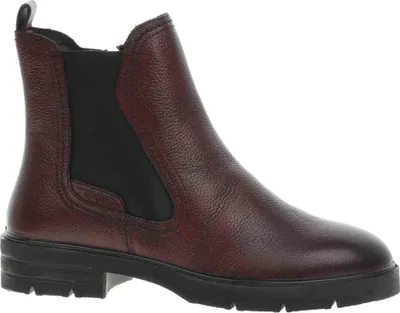 Produktbild von Tamaris Damen Stiefeletten im Chelsea-Boots-Stil in Burgunderrot für den Winter