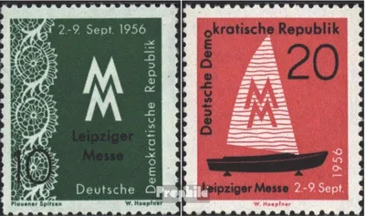 Produktbild von Briefmarken DDR 1956 Mi 536-537 (kompl.Ausg.) gestempelt Leipziger Herbstmesse