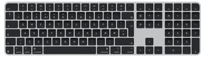 Produktbild von Apple Magic, Volle Größe (100%), Verkabelt & Kabellos, USB + Bluetooth, QWERTY, Schwarz