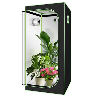 Zdjęcie produktu dla Namiot do uprawy VINGO Grow Box Namiot do uprawy roślin w szklarni 80 * 80 * 180 cm