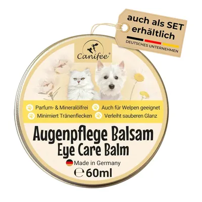 Produktbild von Canifee Augenpflege Balsam für Hunde und Katzen in der 60ml Dose