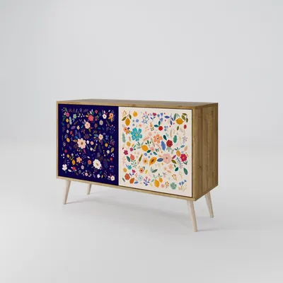 Immagine prodotto di Cassettiera Spacerebels a 2 ante - credenza cassettiera - credenza alta - mobile guardaroba - soggiorno camera da letto - 57,5×111×42 (HxLxP)