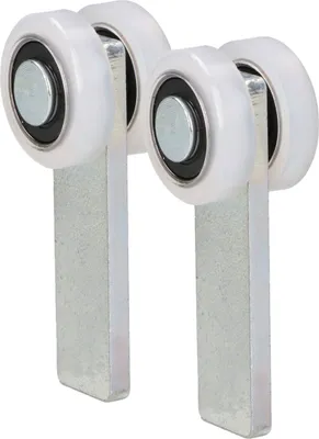 Produktbild von KOTARBAU® 2er Set Laufrollen für Schiebetore mit 2 Polyamidrädern ⌀ 25 mm