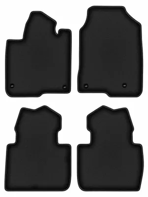 Productafbeelding van Velours automatten voor Honda ZR-V vanaf 2023 (crossover) – 4-delig, zwart, op maat – Wielganizator DURBAN
