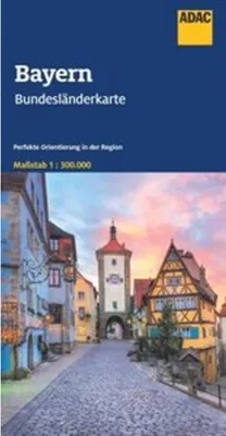 Produktbild von ADAC Bundesländerkarte Deutschland 12 Bayern 1:300.000
