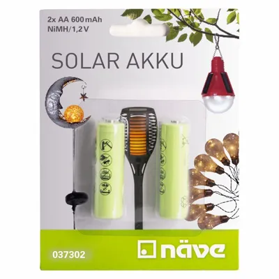Immagine prodotto di Näve Akku AA NiMh 1,2 V/600 mAh 2er Set