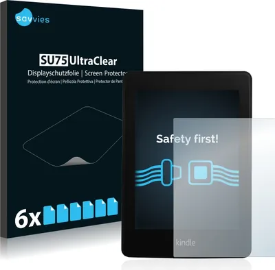 Produktbild von 6x Für Amazon Kindle Paperwhite 2013 Schutzfolie Savvies Displayschutz Display Schutz Folie Klar Transparent