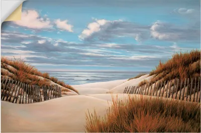 Produktbild von ARTland Wandbild, selbstklebend An die Küste II Größe: 60x40 cm