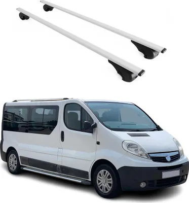 Produktbild von Dachträger Grundtäger für Opel Vivaro A 2001-2014 75kg Metall Silber 2 tlg