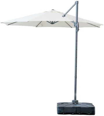 Produktbild von Sonnenschirm Ø 300 cm mit Handkurbel, UV50+, wasserfest und windbeständig