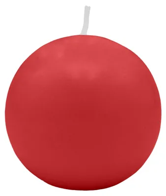 Produktbild von Kugelkerzen Rot Ø 50 mm, 16 Stück