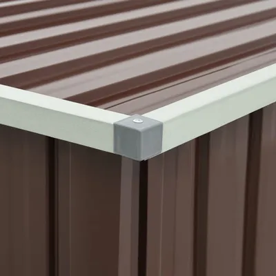 Image de vidaXL Coffre de jardin brun 171 x 99 x 93 cm