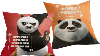 Obrázek produktu pro Dekorační polštář 40x40 Kung Fu Panda HIT