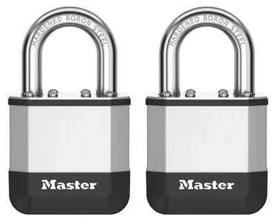 Obrázok produktu pre MASTER LOCK PK1EURT, zámok, Zámok na kľúč, rovnaké kľúče, Strieborná, Oceľ, V tvare písmena U