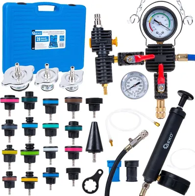 Obrázek produktu pro GEKO Tester tlaku chladičů a chladícího systému, sada 28 ks - G02678