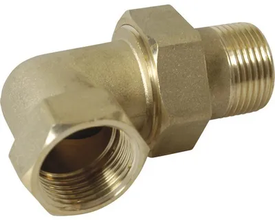 Obrázek produktu pro Radiátorové šroubení rohové 1/2" ploché těsnění