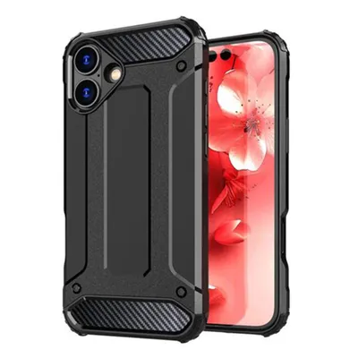 Zdjęcie produktu dla Techsuit Hybrid Armor etui do iPhone 16 Plus – czarne