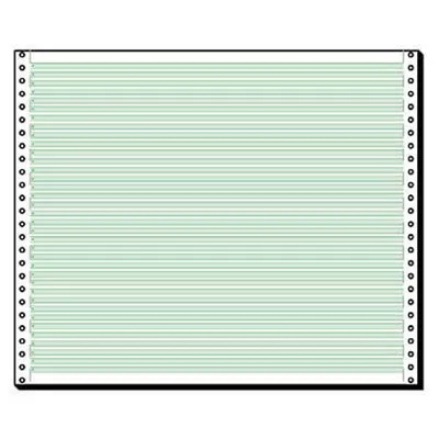 Produktbild von SIGEL 12370 Computerpapier 12"x375 mm, A3, LP, 60 g/m², 1f, grüne Lesestreifen 1/6", 2000 BL, Endlospapier