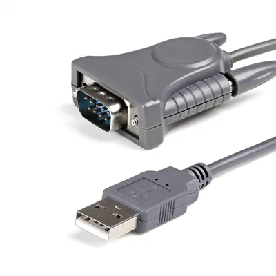 Obrázek produktu pro StarTech.com ICUSB232DB25, Šedá, 0,9 m, USB Typ-A, DB-9, Samec, Samec