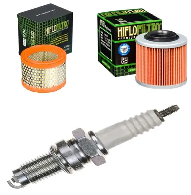 Immagine prodotto di Kit di manutenzione per Aprilia Pegaso 650 ie 2001-2004: filtro aria, filtro olio, candela di accensione di Pamoto - Nuovo