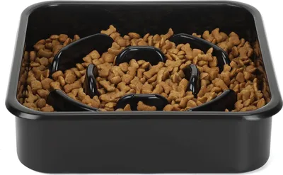 Obrázek produktu pro Vyvýšená miska pro psy (2 x 1,6 litru), čtyřcestně výškově nastavitelná krmná stanice s miskou pro psy, nerezová a nepropustná miska na pití, skládací a protiskluzová miska pro psy, vyvýšená