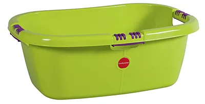 Produktbild von Lockweiler Wäschewanne Ergo mit Softgriff 28 ltr. 65x45x25 cm limone