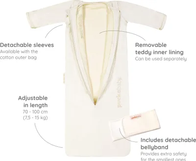 Immagine prodotto di Puckababy Bag 4 Seasons Sacco nanna 6–30 mesi TOG 0,25–2,5