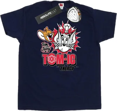 Obrázok produktu pre Tom And Jerry - Pánske tričko "Tomic Energy" BI52092 (3XL) (námornícka modrá)