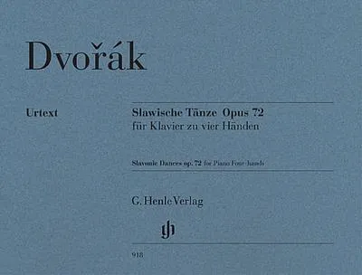Obrázok produktu pre Slawische Tänze op. 72 für Klavier zu vier Händen