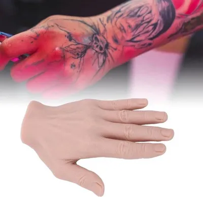 Realistische Silikonhand für Malübungen, Festivals und Shows - Perfekte Prothese für kreative Projekte