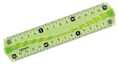 Obrázok produktu pre Maped 244060, Stolové pravítko, Plast, Rôzne farby, Cm, mm, 150 mm, Blistr
