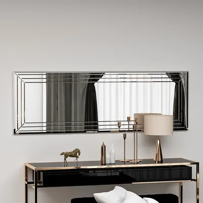 Zdjęcie produktu dla Skye Decor, Neom – białe lustro, 40 x 2,2 x 120 cm