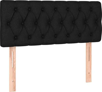 Produktbild von Kopfteil Schwarz 90x7x78/88 cm Stoff