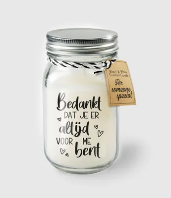 Image de Bougie parfumée Paperdreams dans un verre – merci beaucoup
