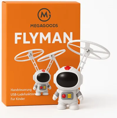 Produktbild von Mini Drohne Astronaut Handsteuerung USB-Ladefunktion Kinder DE.
