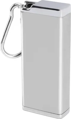 Produktbild von Zigarettenetui, gl?nzend, quadratisch, bruchfest, tragbar, Zigarettenschachtelhalter fš¹r 8 grobe Zigaretten t?glich (Silber)