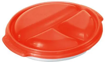 Produktbild von Rotho 1711902792, Box, Oval, 0,75 l, Rot, -20 - 180 °C, 235 mm