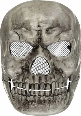 Produktbild von Amscan Halloween Skelett Maske mit beweglichem Mund