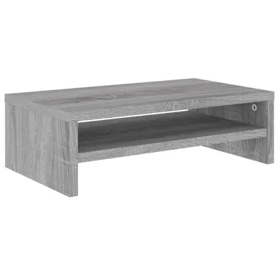 Obrázek produktu pro vidaXL Stojan na monitor Grey Sonoma 42x24x13 cm Dřevěný materiál