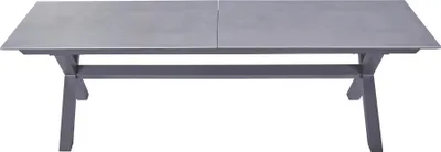 Produktbild von LC Garden Vancouver Ausziehtisch 280/340/400x100cm Aluminium/Glaskeramik Beton Optik