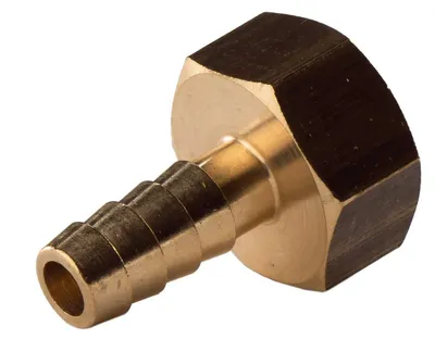 Zdjęcie produktu dla Złączka gwintowa Messing, przyłącze do węża 1/2" IG (DN 15), długość 15 mm - wzmocniona konstrukcja