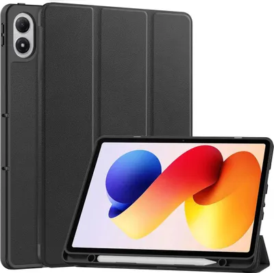 Produktbild von Schutzhülle mit Klappe für Xiaomi POCO Pad M1 / Redmi Pad 2 Pro, Bizon Case Tab Lizard, Schwarz